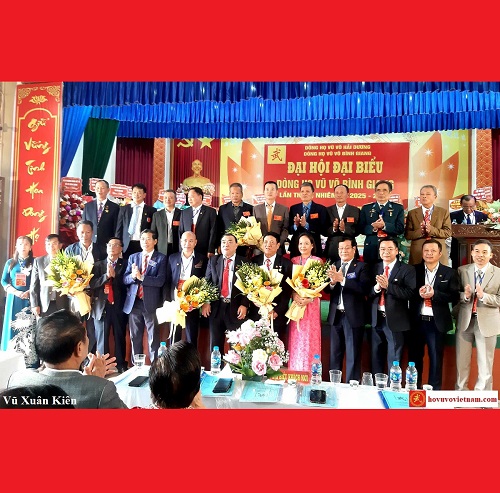 Đại hội đại biểu Dòng họ Vũ - Võ Bình Giang lần thứ II, nhiệm kỳ 2025-2030 thành công tốt đẹp